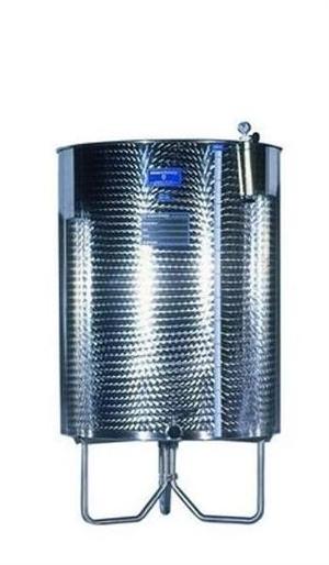 Flydel�gstank, rustfrit st�l. Kapacitet 300 liter.